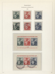 1920/1959, gestempelte und postfrische/ungebrauchte Sammlung in vier ...