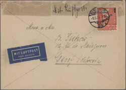 1925/2007 (ca.), Karton mit einigen hundert Belegen in Alben, Ordnern ...