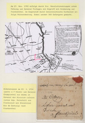 1790/1820 (ca.), FRANKENTHAL, Sammlung von 16 Briefen mit ...