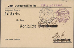 1850/1920 (ca.), Partie von ca. 150 markenlosen Belegen, meist ...