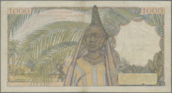 1000 Francs 5.10.1955, P. 48, F-VF