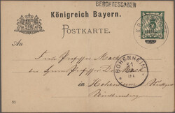 15: Germania - Stati de Baviera - Postal stationery