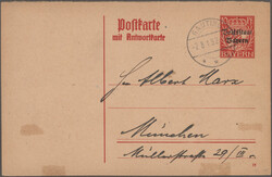 15: Germania - Stati de Baviera - Postal stationery