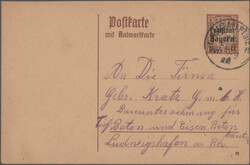 1874/1920, saubere Sammlung von 132 gebrauchten und ungebrauchten ...