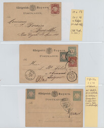 15: Germania - Stati de Baviera - Private postal stationery