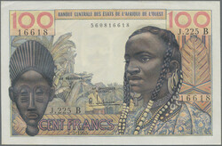 Benin, 100 Francs 1965, P. 201 Be, AUAutomatically generated ...