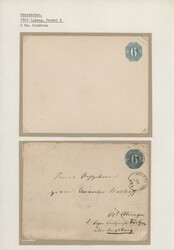 1862/1875, Sammlung von ca. 120 gebrauchten und ungebrauchten ...