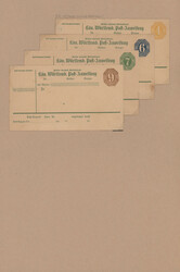 1867/1918, Sammlung von 51 ungebrauchten Postanweisungsumschlägen ab ...