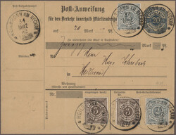 1870/1920 (ca.), vielseitige Partie von ca. 170 gebrauchten und ...
