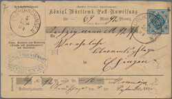 100: Germania - Stati de Wurttemberg - Postal stationery