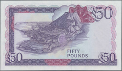 Government of Gibraltar, 50 Pounds 27th November 1986, P.24, UNC -