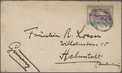 1895-1920 (ca), Zusammenstellung von 8 Belegen aus der afrikanischen ...