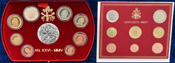 40.200.330: Europe - Italy - Papal-States: Euro - Coins