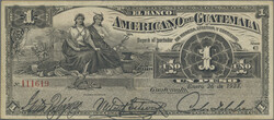 El Banco de Guatemala, 1 Peso 26.1.1923, P. S116 a, VF