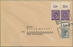 1946/1948, OBERRÄNDER ZIFFERNSERIE, saubere Sammlung von 34 Briefen ...