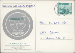 1945/1990, Partie von ca. 110 bedarfsgebrauchten Ganzsachenkarten ab ...