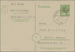 1380: República Democrática Alemana - Private postal stationery