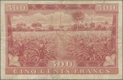 Banque de la République de Guinée, series 1958, set with 50 Francs ...
