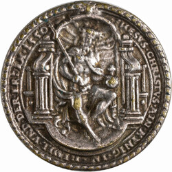 Karl V. 1519-1558: Versilberte Gussmedaille 1550 nach Concz Welcz, ...