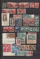 1945/1949, meist postfrische und gestempelte Sammlungspartie auf ...