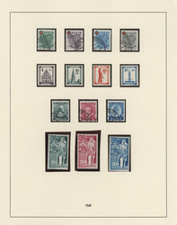 1945/49, Teilsammlung in beiden Erhaltungen mit einigen besseren ...