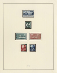 1945/49, Teilsammlung in beiden Erhaltungen mit einigen besseren ...