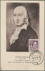 1947/1949, Lot von sieben dekorativen Maximumkarten (siehe www.). (T)