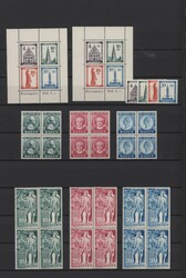 1949, meist Baden, etwas Württemberg, postfrische Partie ...