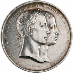 Franz II. (I.) 1792-1806-1835: Silbermedaille 1830 von I. D. Boehm ...