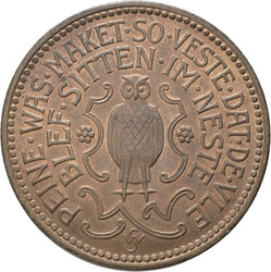 Peine, Inflationsnotmünze 1923, 10.000 Kipper Kupfer Gedenkmünze ...