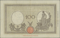 100 Lire 15.3.1943, P. 60, VF