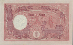 500 Lire 23.8.1943, P. 70 a, pressed, nice appearance, VF-XF