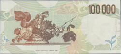100000 Lire 5.5.1994, France, 100 Francs 1998, German FR, 50 Deutsche ...