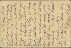 1903, Imperial Chinese Post postal stationery 1 ct uprated w/ ...