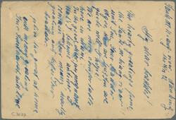 1901, Imperial Chinese Post postal stationery double postcard: 1 c ...