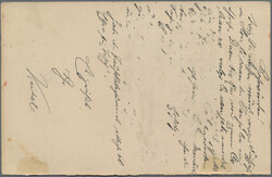 1907, card 1 C. light green question part used boxed dater "Shantung ...