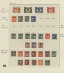1926/32, collection with Peking print set MNH, commemoratives mounted ...