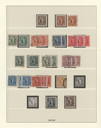 1945/1964, collection in a Lindner text-form album collected in both ...