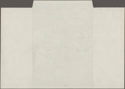 1964, Airlettersheet 20np. orange with inverted impression of value, ...
