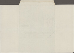1964, Airlettersheet 30np. brown with impression of value on sheet of ...