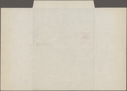 1964, Airlettersheet 40np. red with DOUBLE Olympic Games surcharge ...