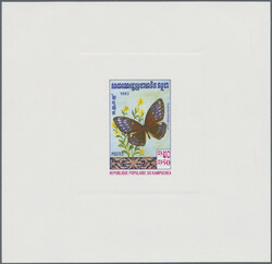 1983 Four sets as imperf single proofs on cards, with 'Liberation ...