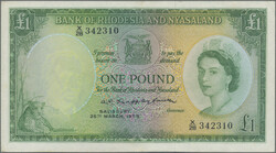1 Pound 26.3.1959, P. 21 a, Good VF