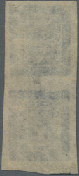 1898-99 1a. light blue on native paper, vertical tête-bêche pair, ...