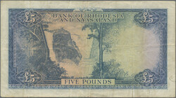 5 Pounds 15.8.1958, P. 22 a, F/F-VF