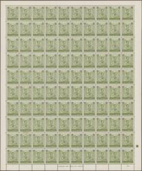 1981 'King Bhumibol' definitives 50s. and 1b., two complete sheets of ...