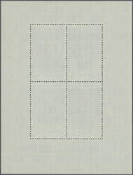 1993 'Bangkok Stamp Exh.' souvenir sheet as PROOF with serial number ...