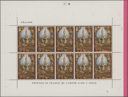 1996 'King Bhumibol's 50th Accession' 100b. miniature sheet of 10 as ...