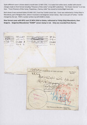 1916-20 WWI: Ten P.O.W. covers from Thayetmyo (6), Shwebo (2) and ...