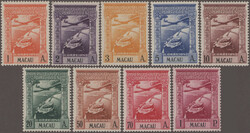 1937/95, small study of registration labels of Macao: four covers ...